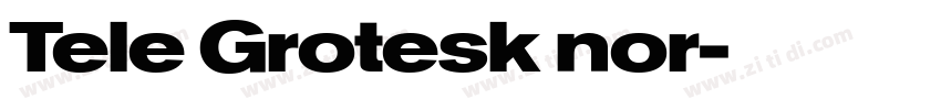Tele Grotesk nor字体转换